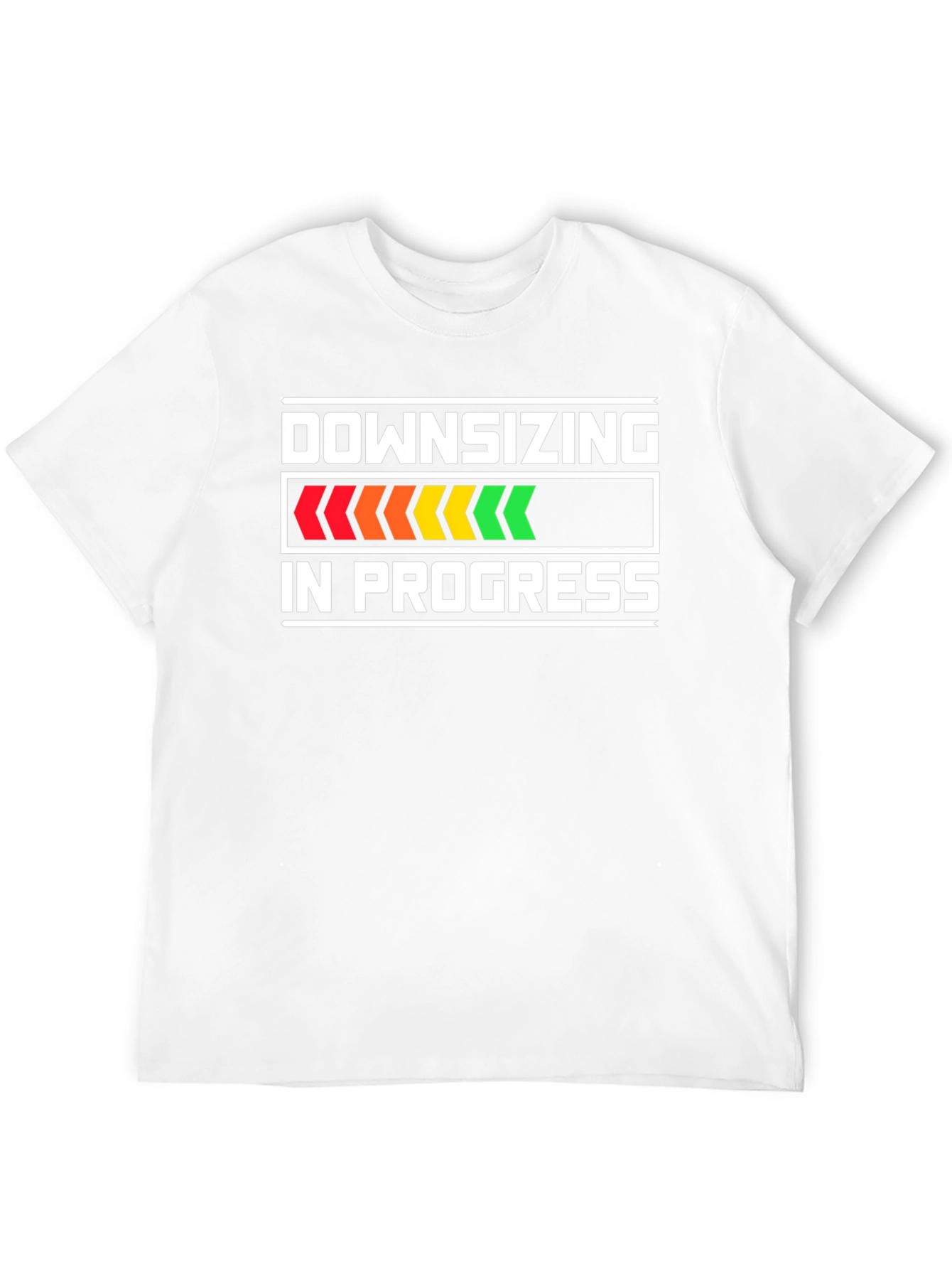 Downsizing In Progress Funny T-Shirt