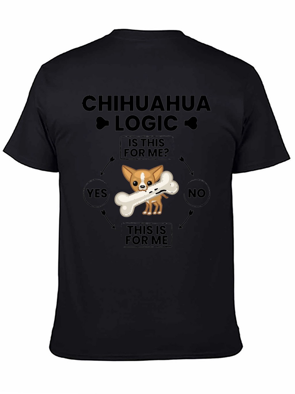 Chihuahua Logic T-Shirt - Funny Dog Lover Tee