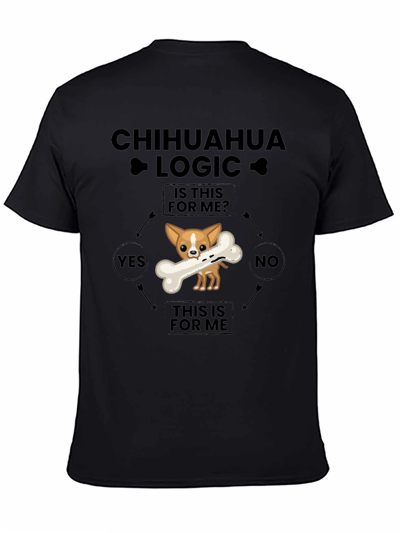 Chihuahua Logic T-Shirt - Funny Dog Lover Tee