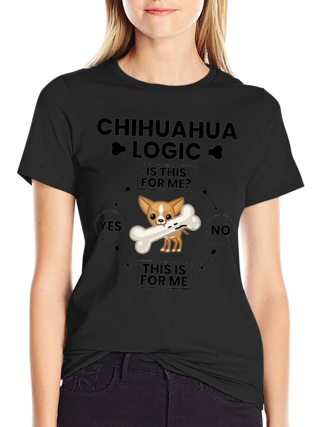 Chihuahua Logic T-Shirt - Funny Dog Lover Tee