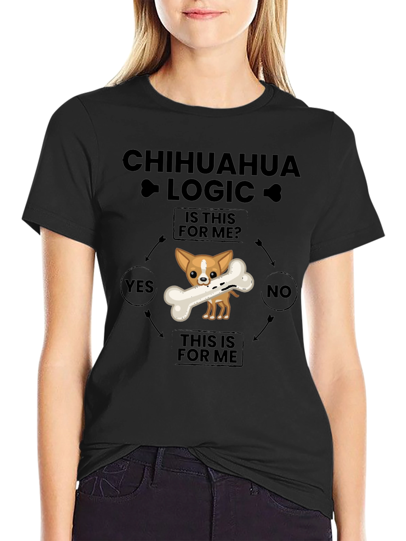 Chihuahua Logic T-Shirt - Funny Dog Lover Tee