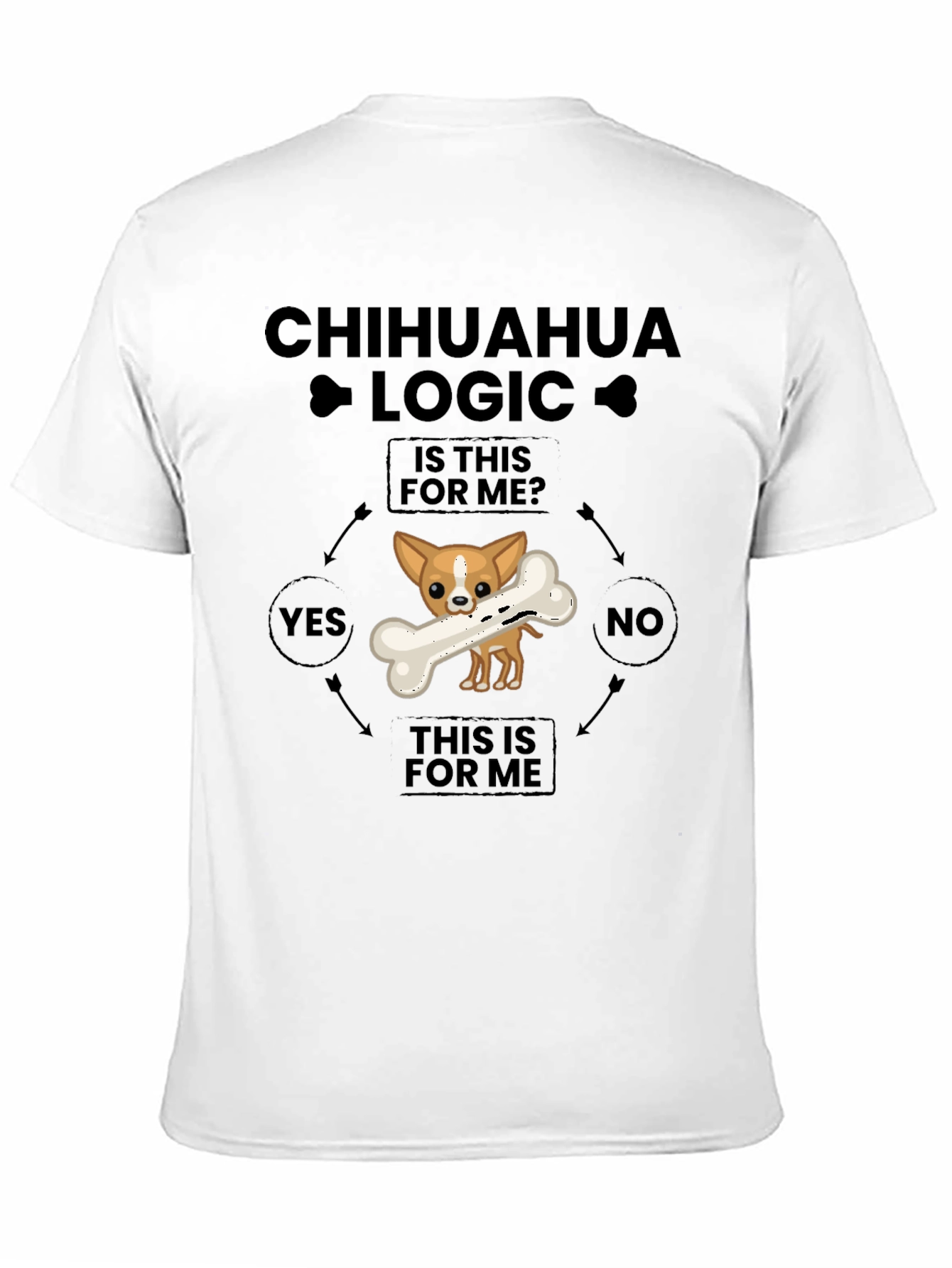 Chihuahua Logic T-Shirt - Funny Dog Lover Tee
