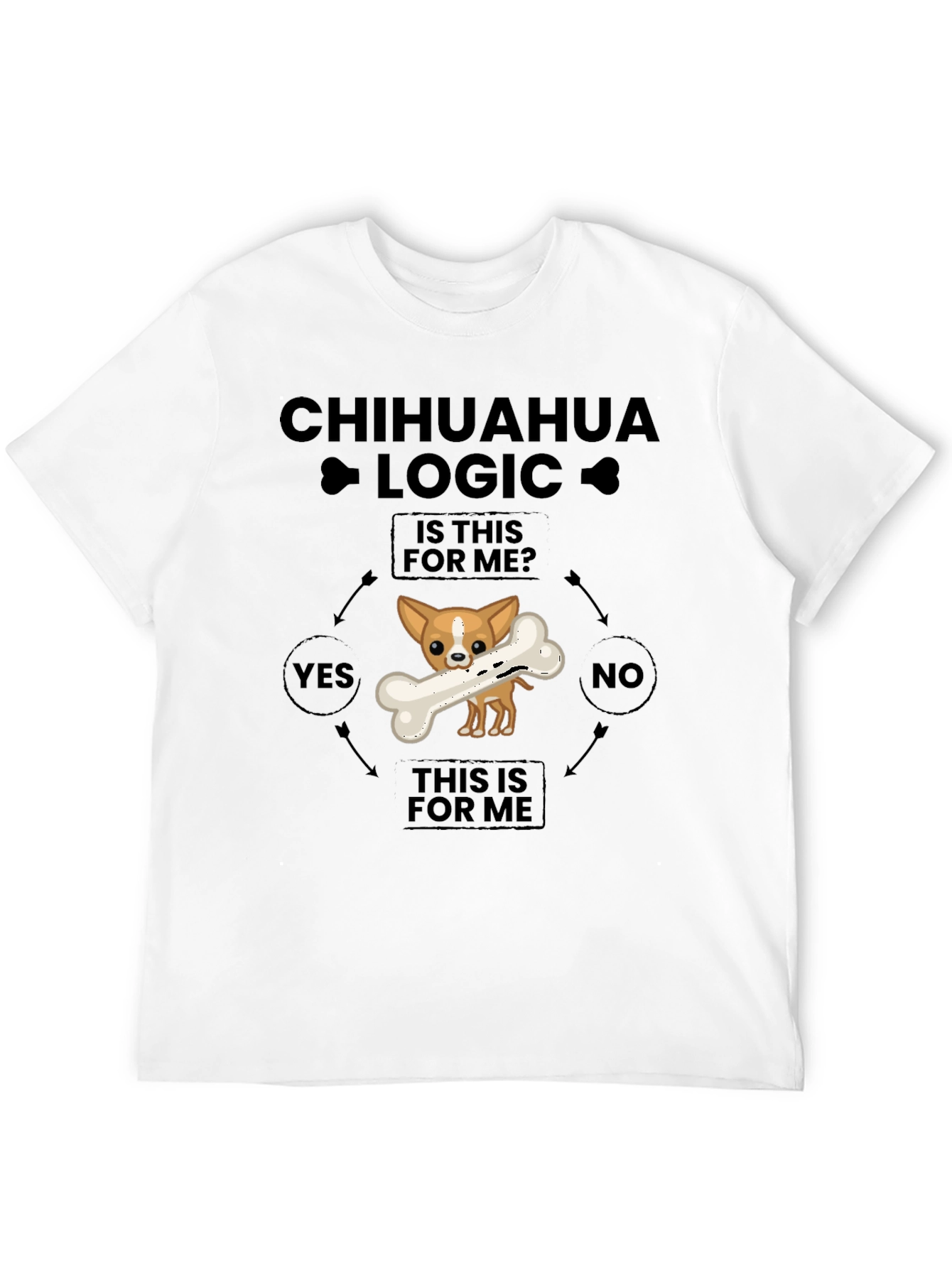 Chihuahua Logic T-Shirt - Funny Dog Lover Tee