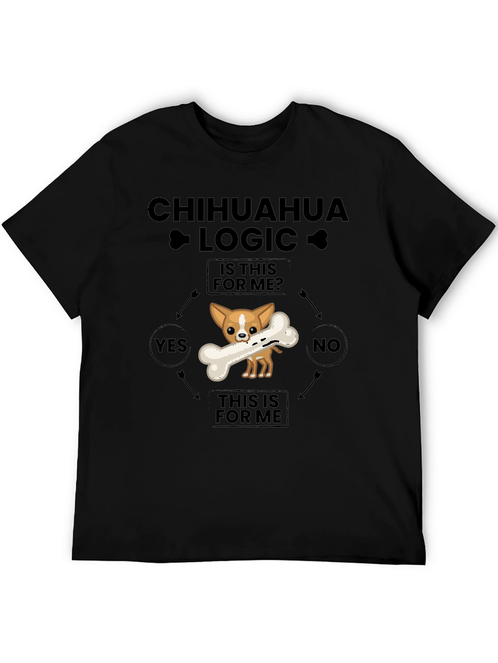 Chihuahua Logic T-Shirt - Funny Dog Lover Tee