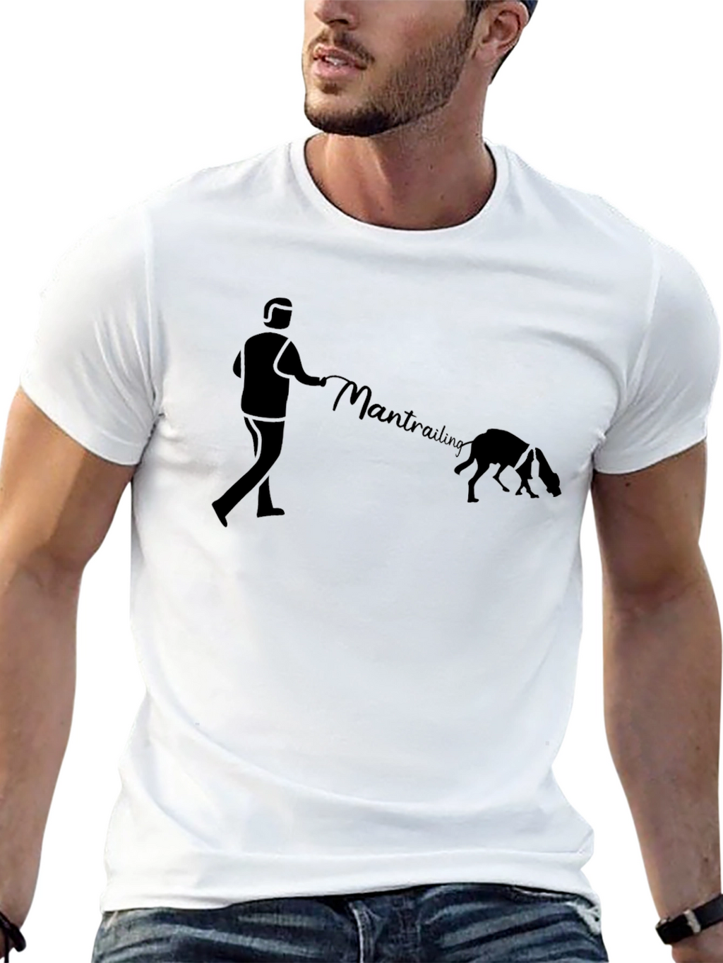 Mantrailing Dog Training T-Shirt