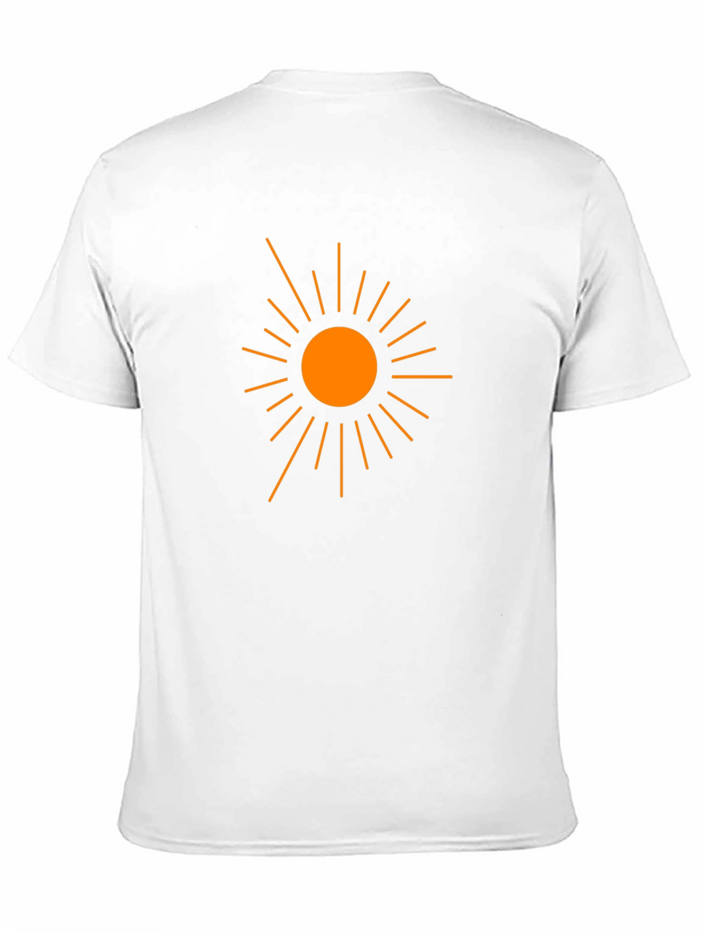 Sun Graphic Black Cotton T-Shirt