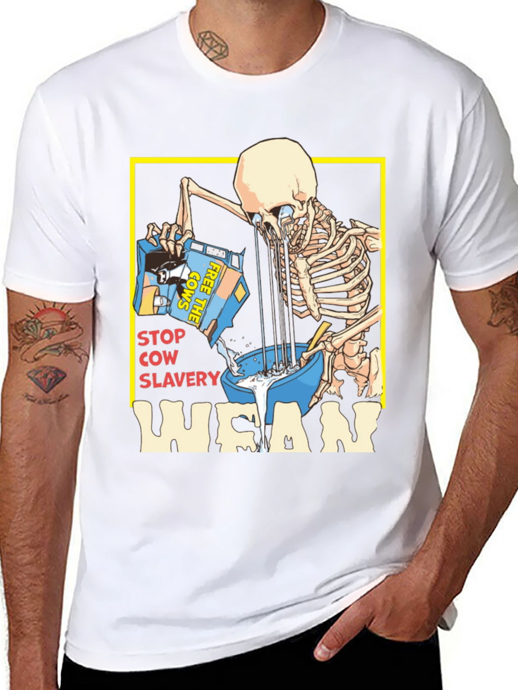 Vegan T-Shirt: Stop Cow Slavery