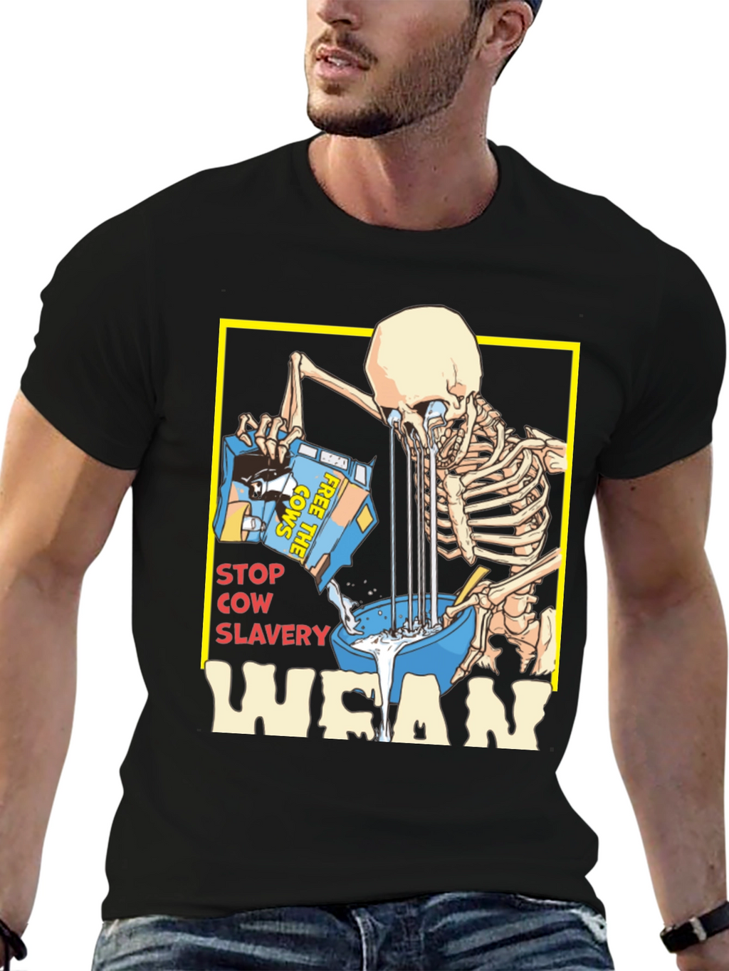 Vegan T-Shirt: Stop Cow Slavery