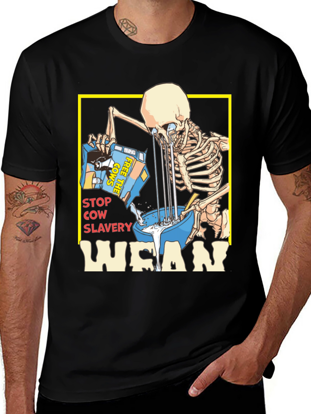 Vegan T-Shirt: Stop Cow Slavery