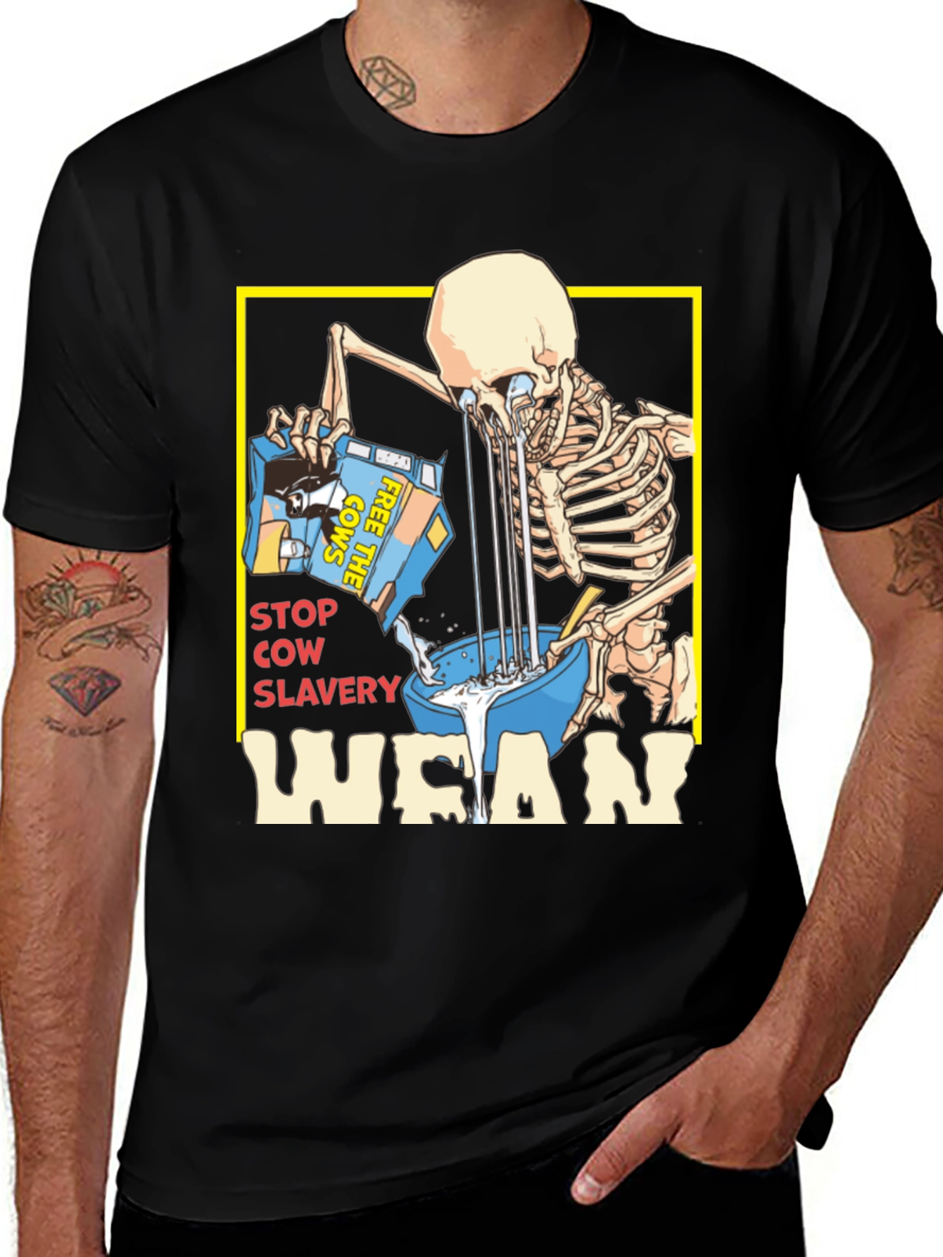 Vegan T-Shirt: Stop Cow Slavery