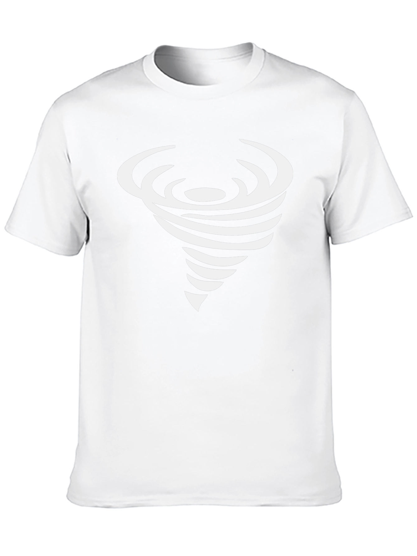 Tornado Graphic T-Shirt - Black Stylish Cotton Tee