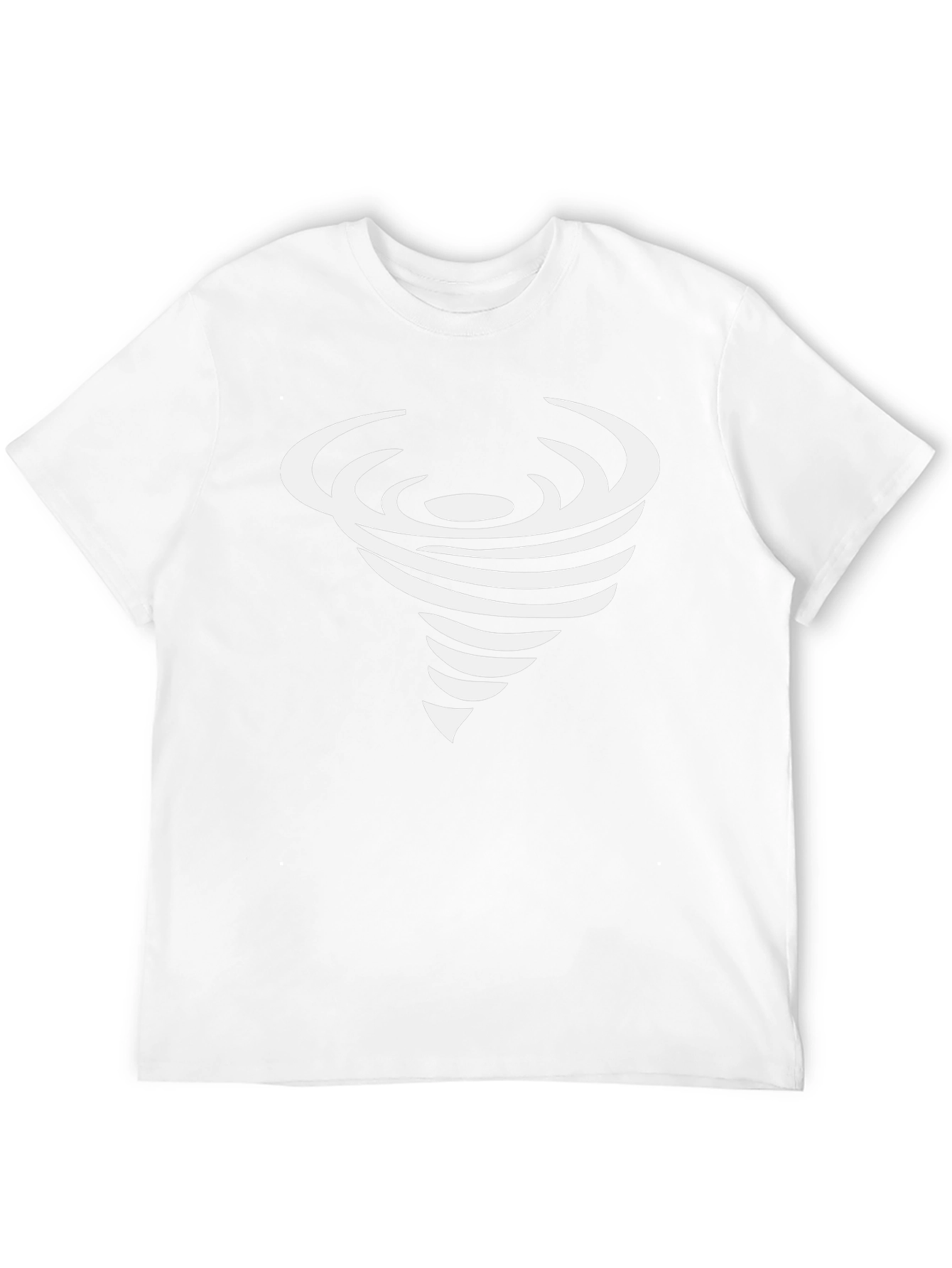 Tornado Graphic T-Shirt - Black Stylish Cotton Tee