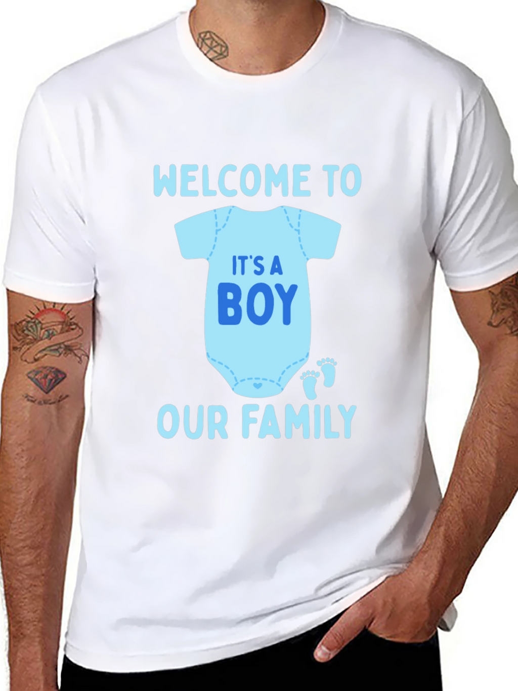 Its A Boy Welcome to Our Family T-Shirt
