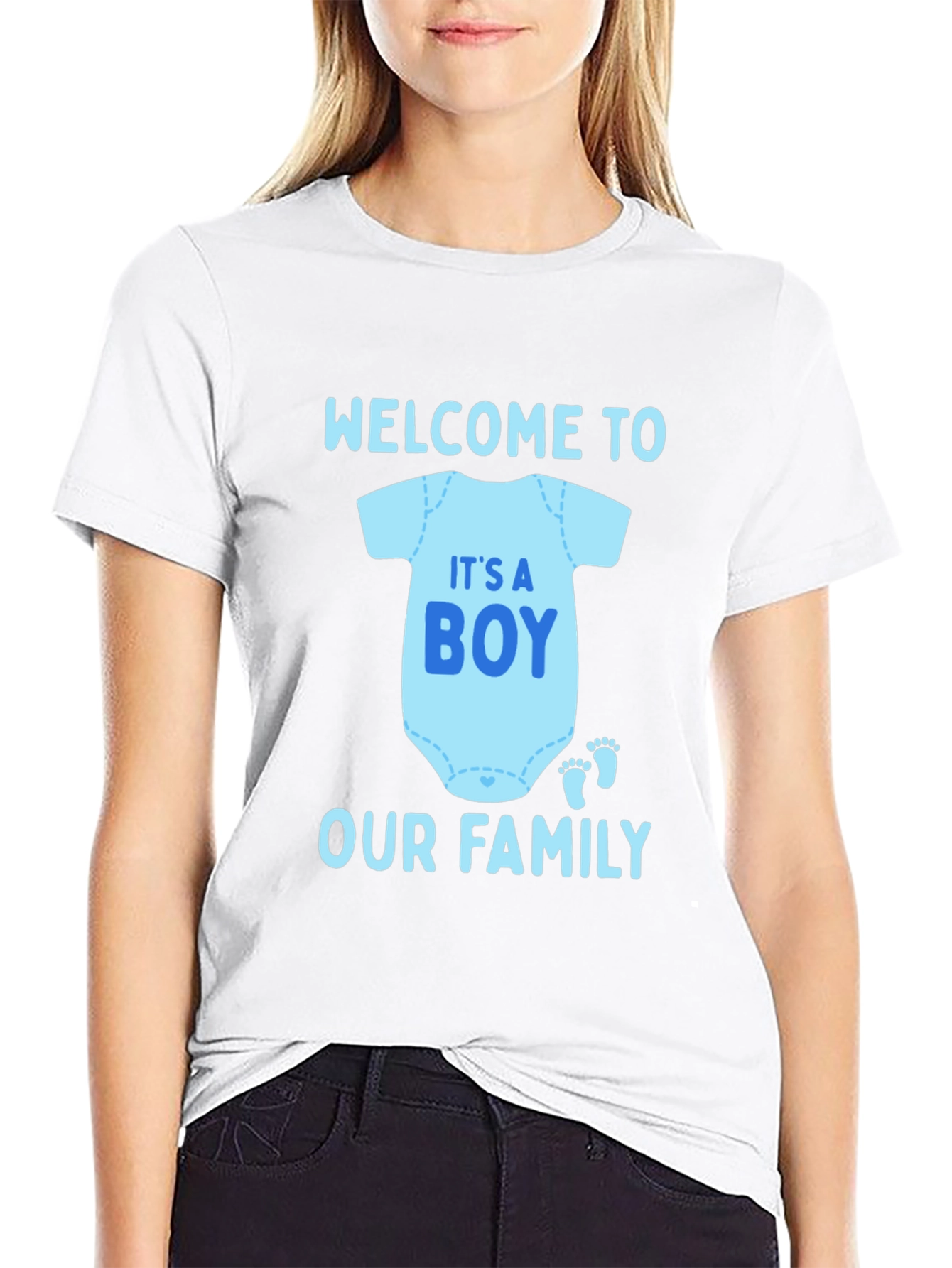 Its A Boy Welcome to Our Family T-Shirt