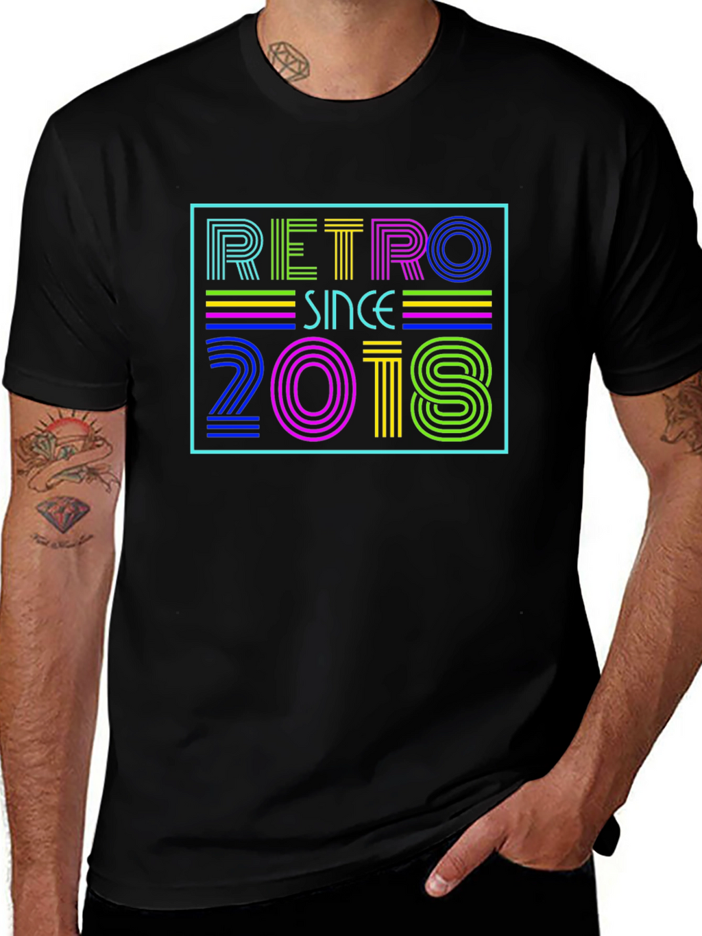 Retro Since 2018 Graphic T-Shirt