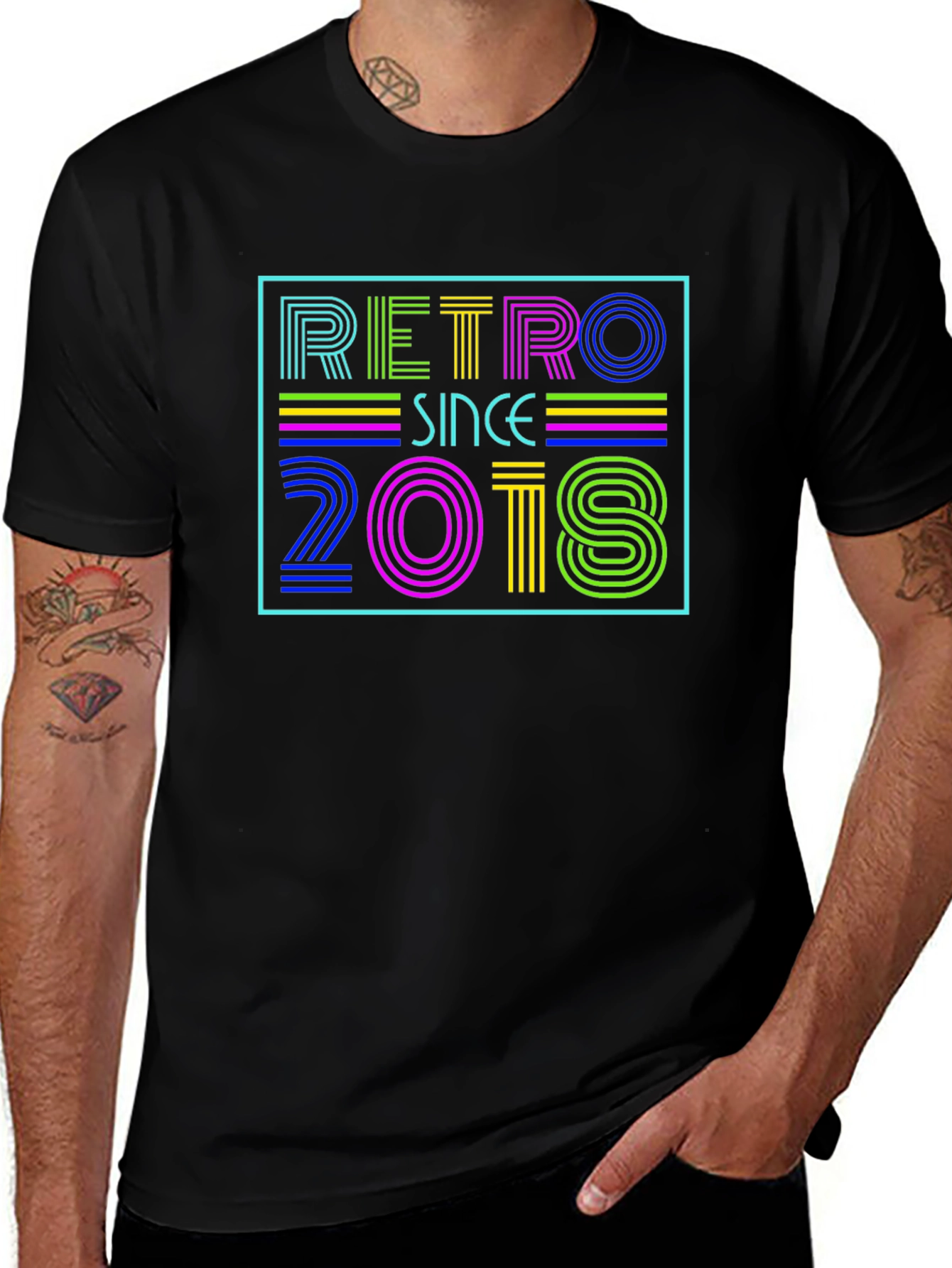 Retro Since 2018 Graphic T-Shirt