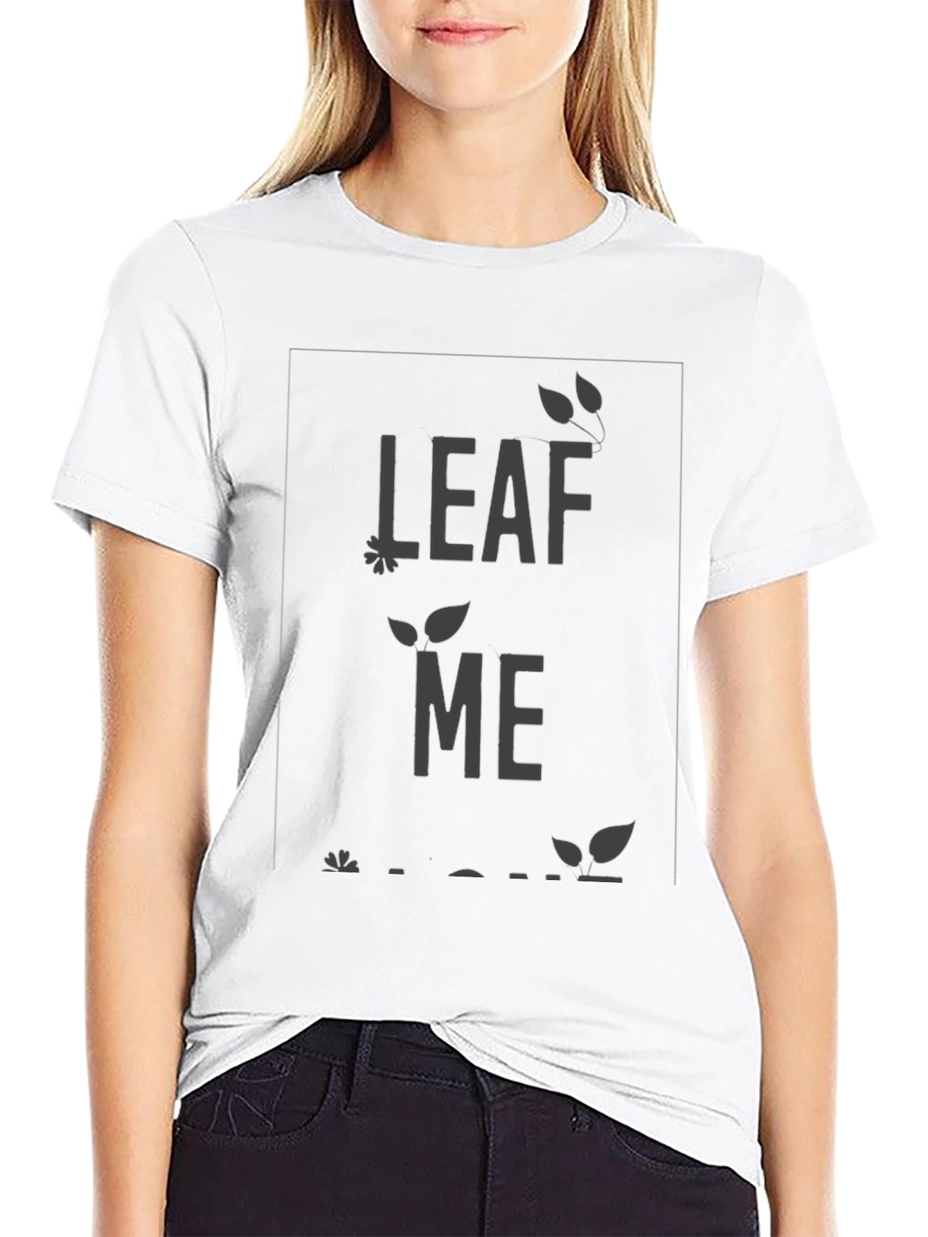 Leaf Me Alone Graphic Tee - Relaxed Fit