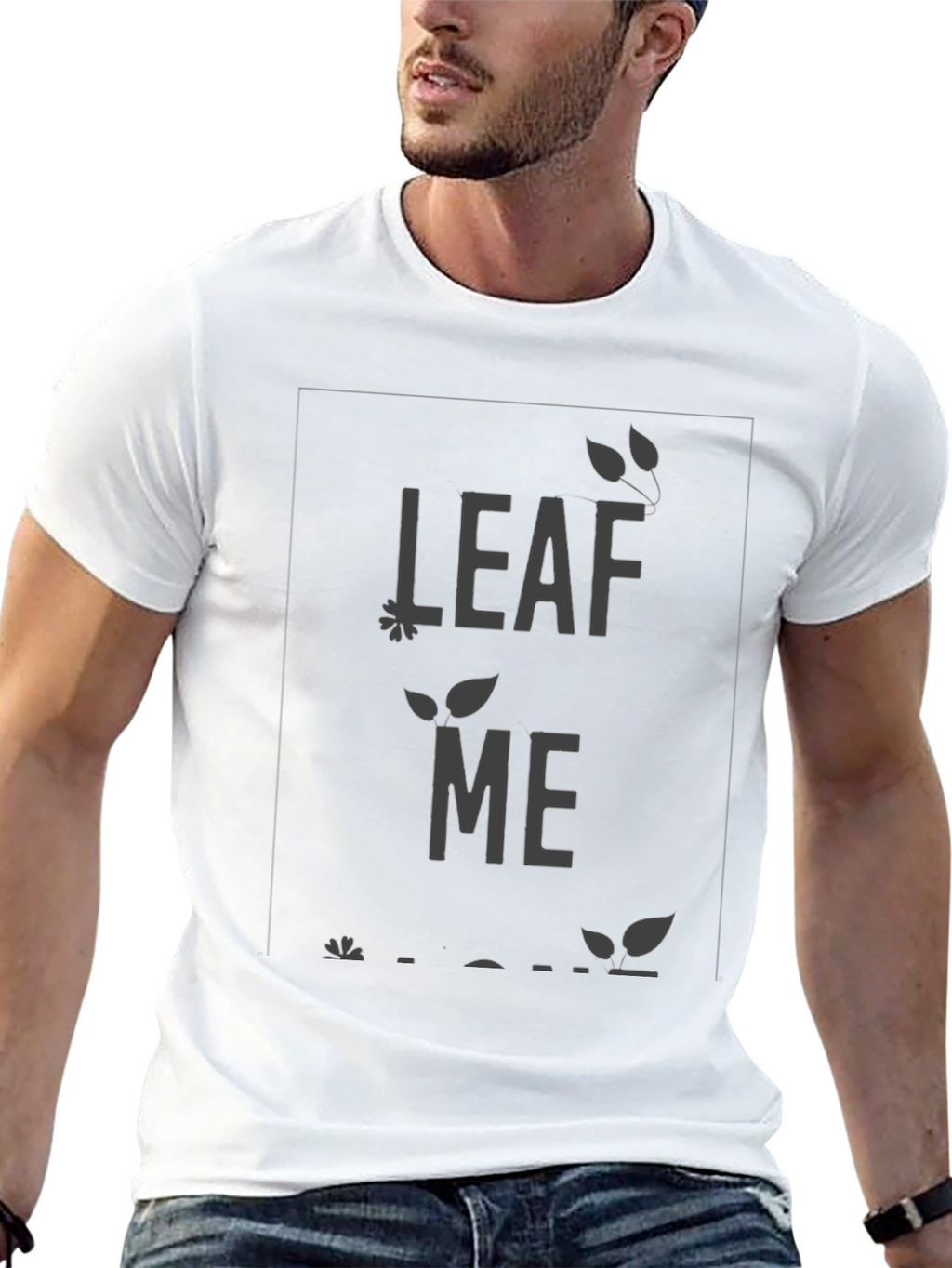 Leaf Me Alone Graphic Tee - Relaxed Fit