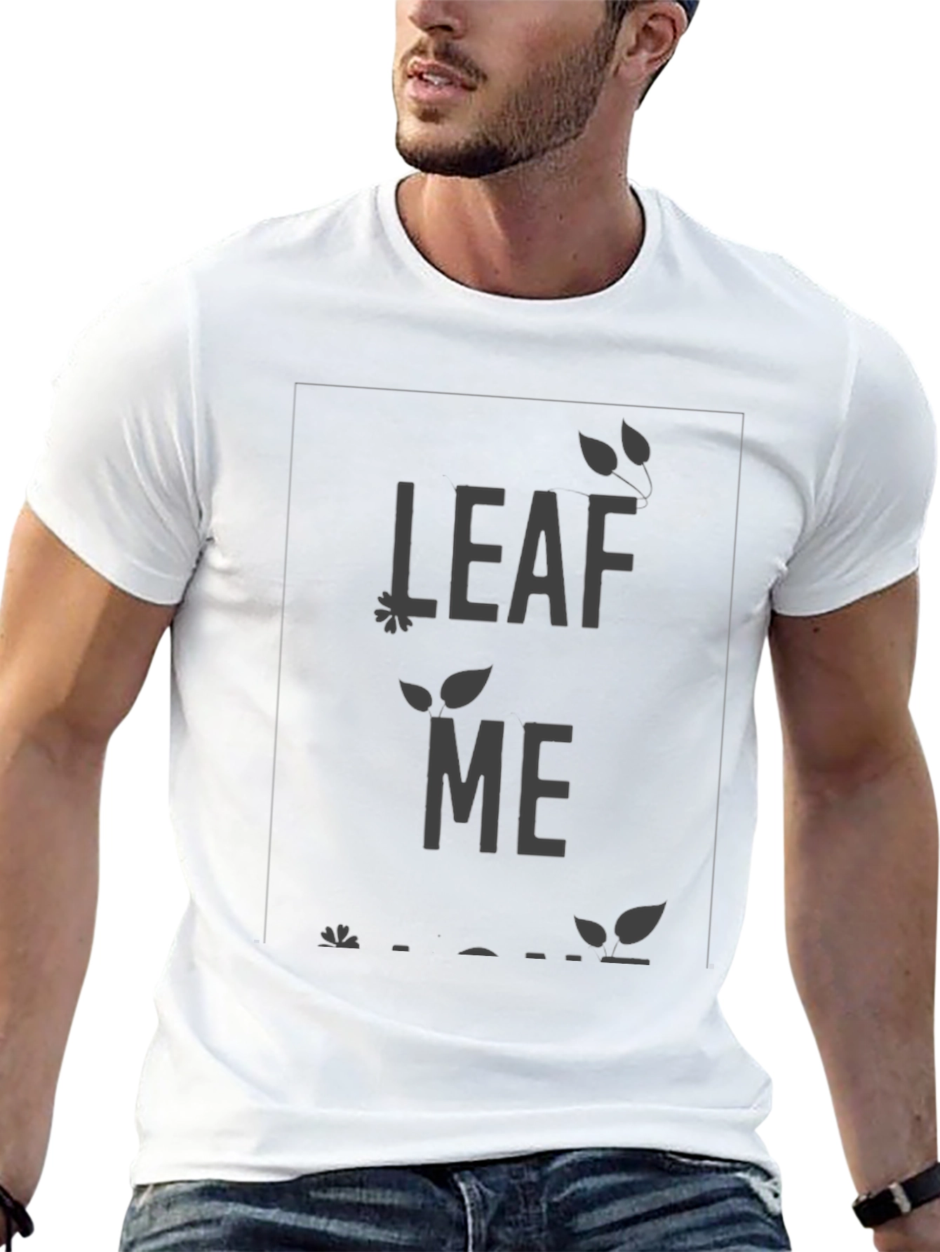 Leaf Me Alone Graphic Tee - Relaxed Fit