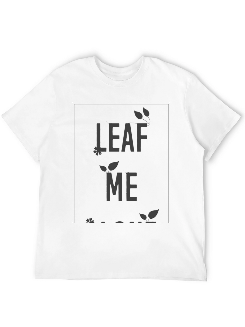 Leaf Me Alone Graphic Tee - Relaxed Fit