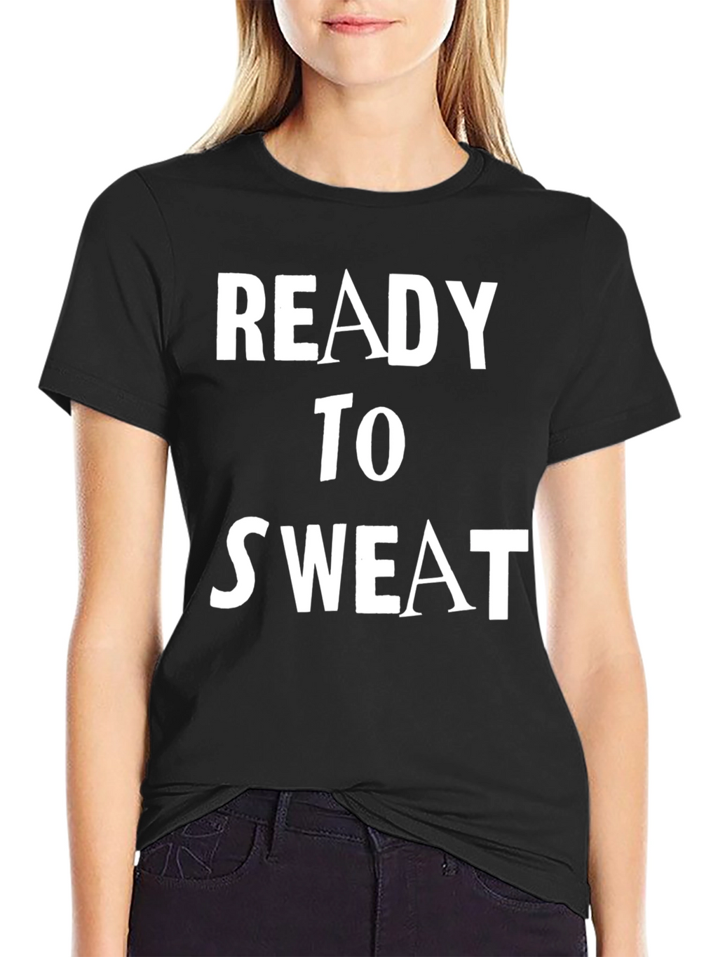 Ready to Sweat Graphic Tee - Black