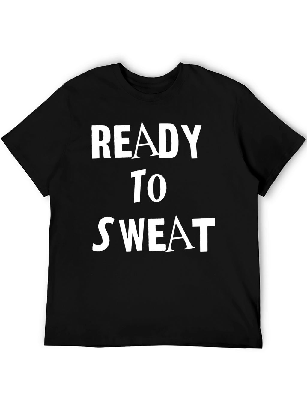 Ready to Sweat Graphic Tee - Black