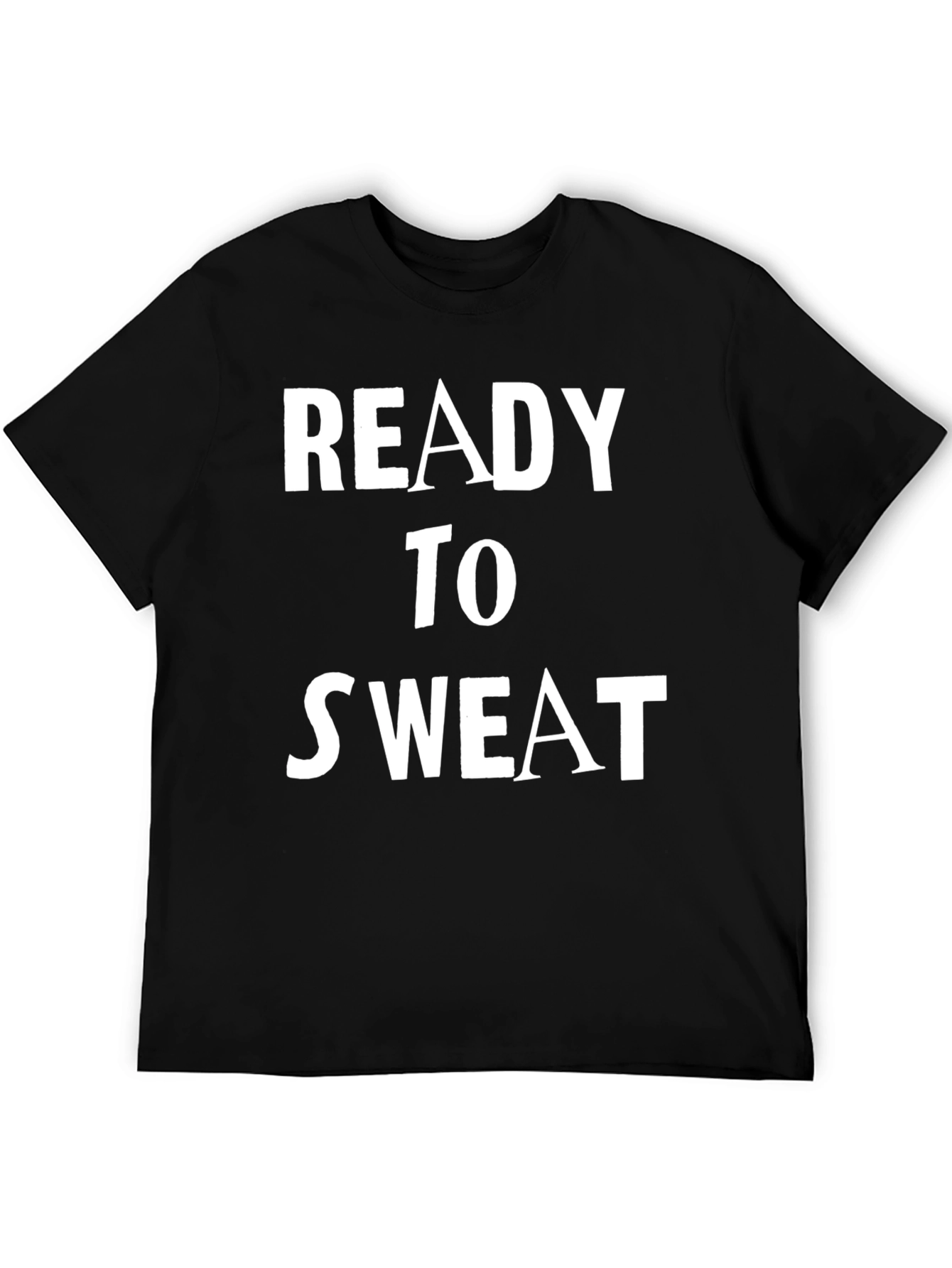 Ready to Sweat Graphic Tee - Black