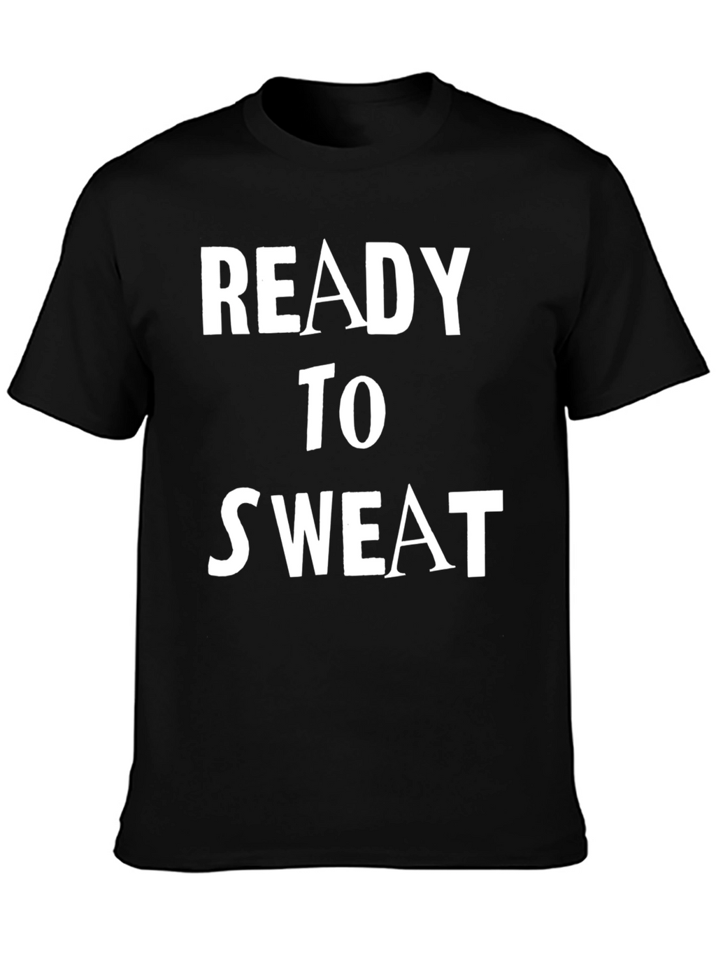 Ready to Sweat Graphic Tee - Black
