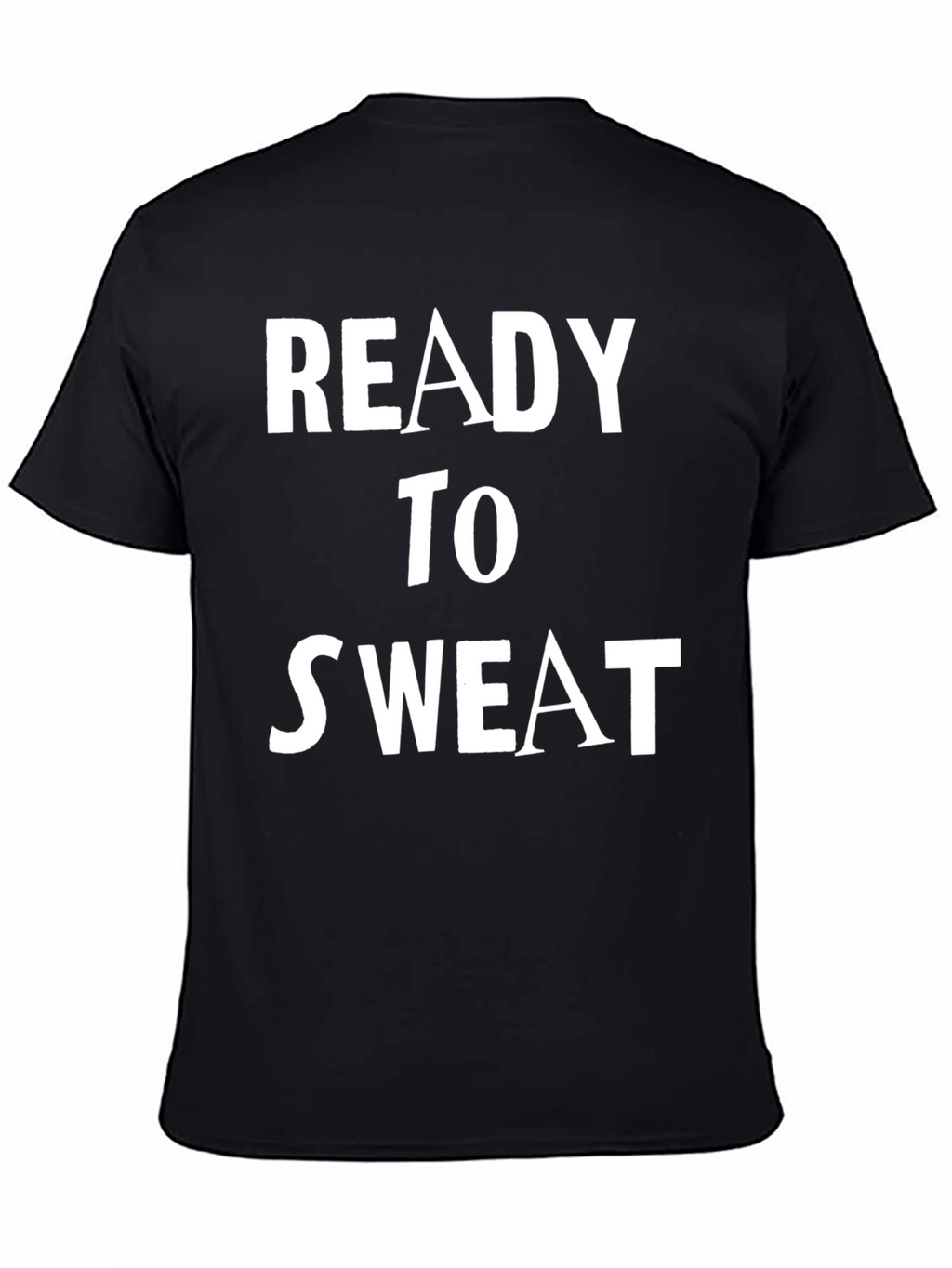 Ready to Sweat Graphic Tee - Black