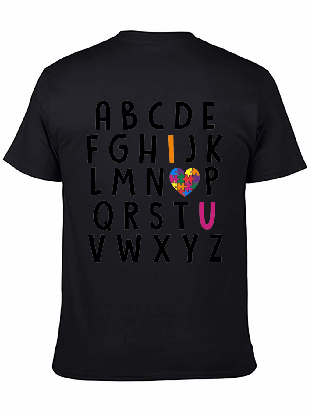 I Heart U Autism Awareness T-Shirt