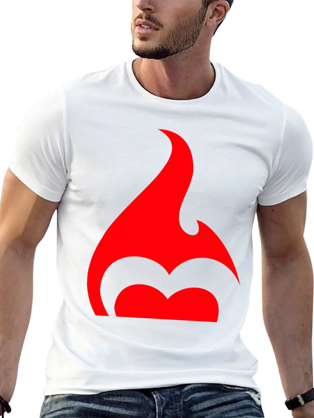 Flame Logo Black T-Shirt