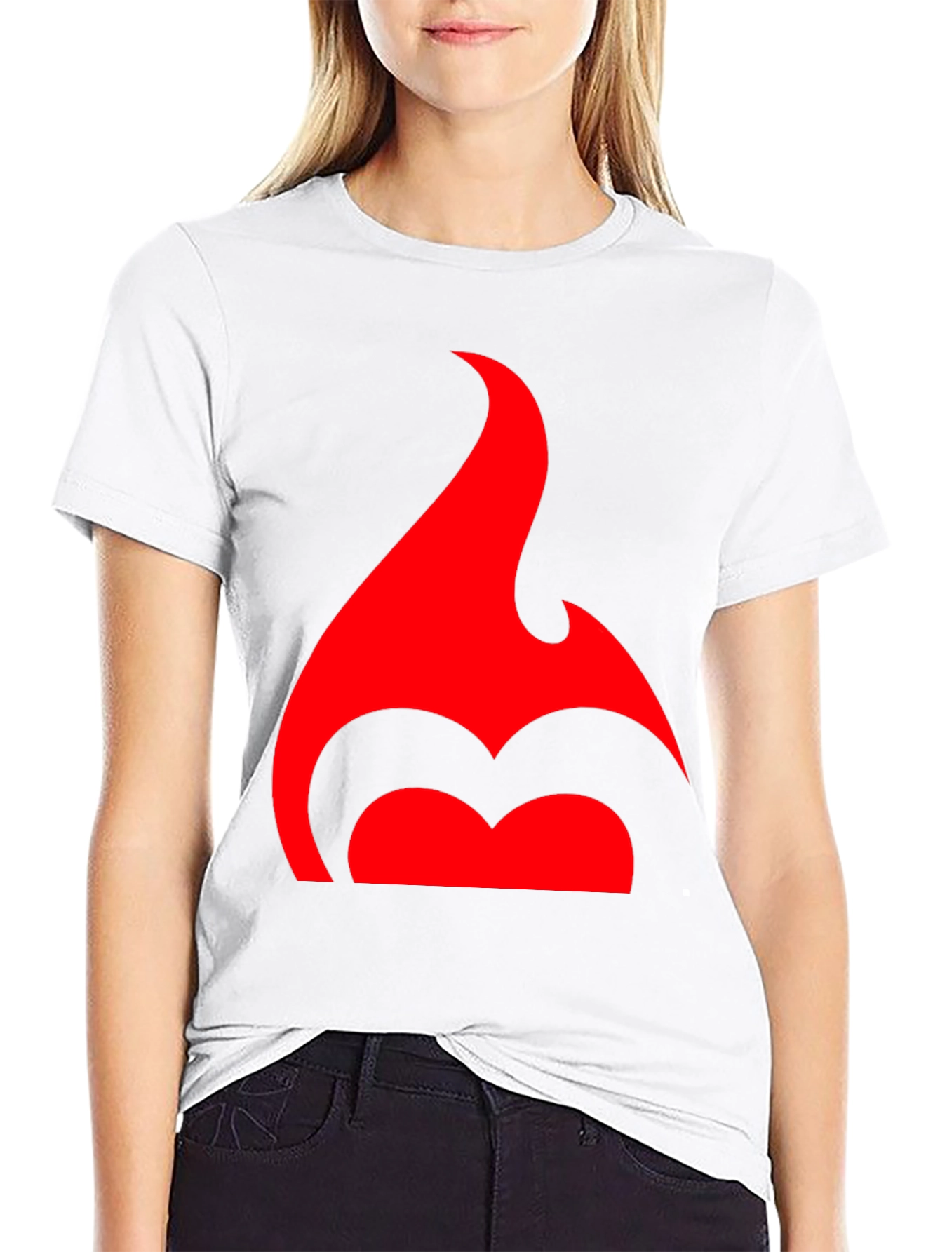 Flame Logo Black T-Shirt