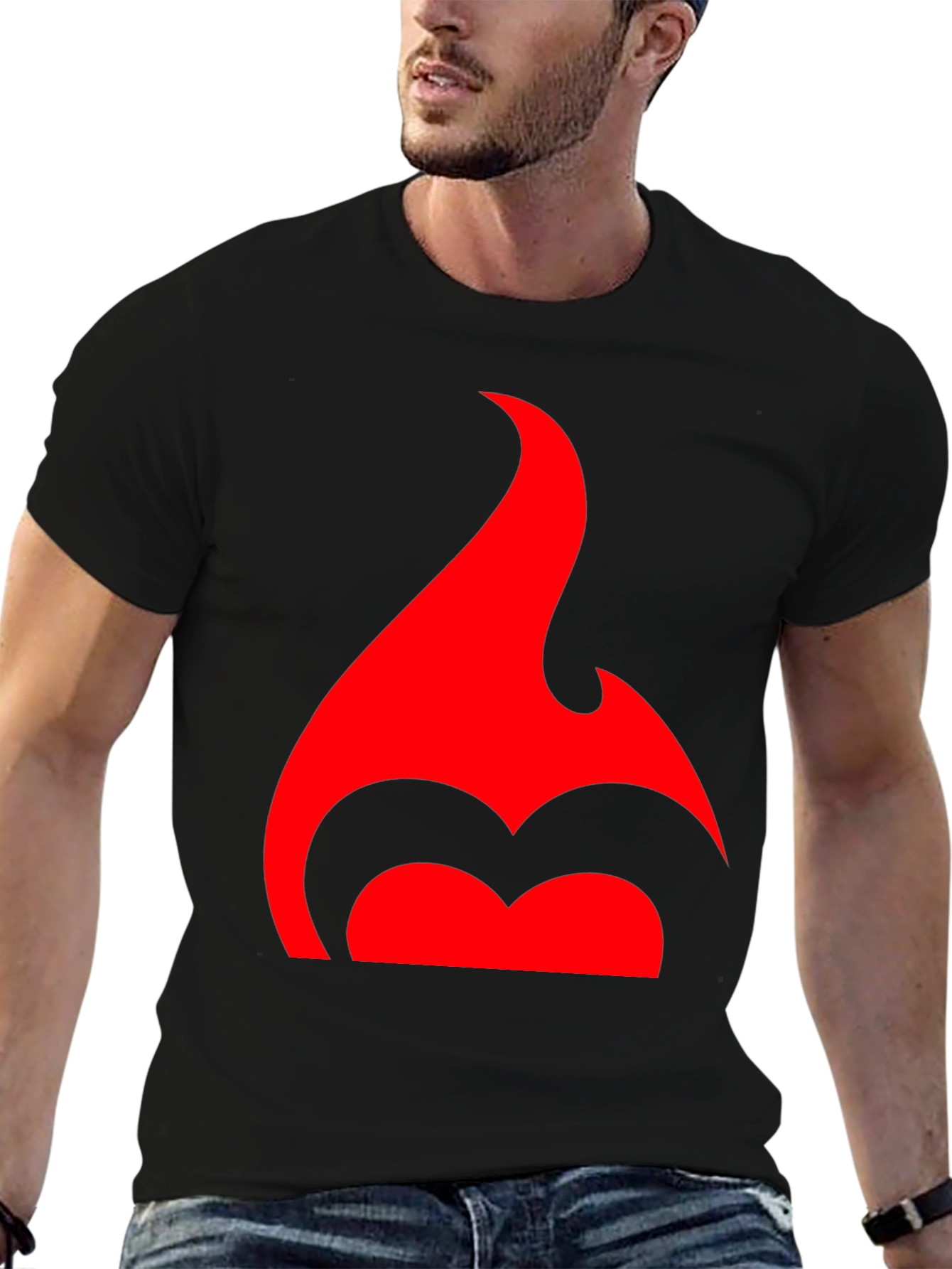 Flame Logo Black T-Shirt