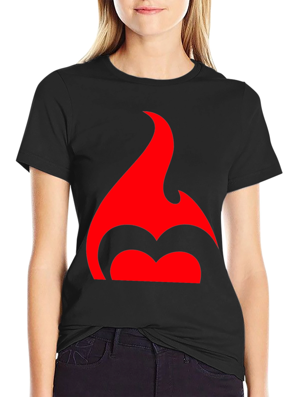 Flame Logo Black T-Shirt