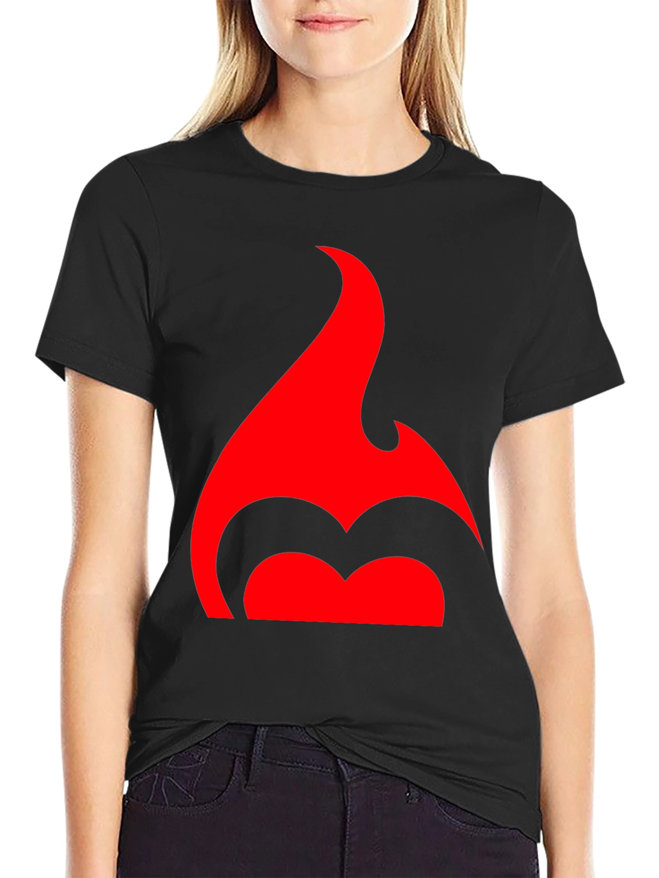 Flame Logo Black T-Shirt