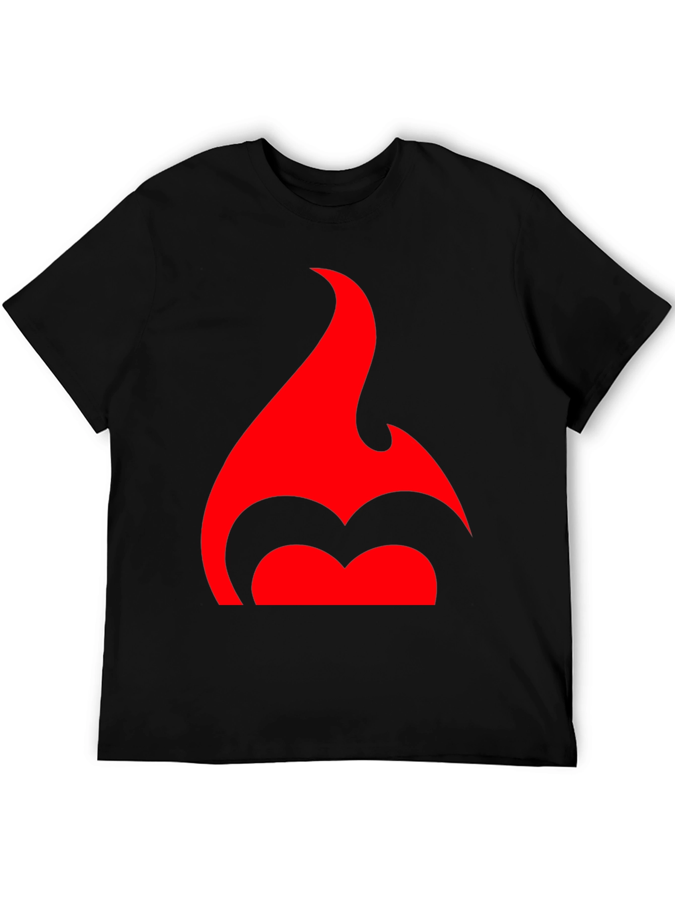 Flame Logo Black T-Shirt