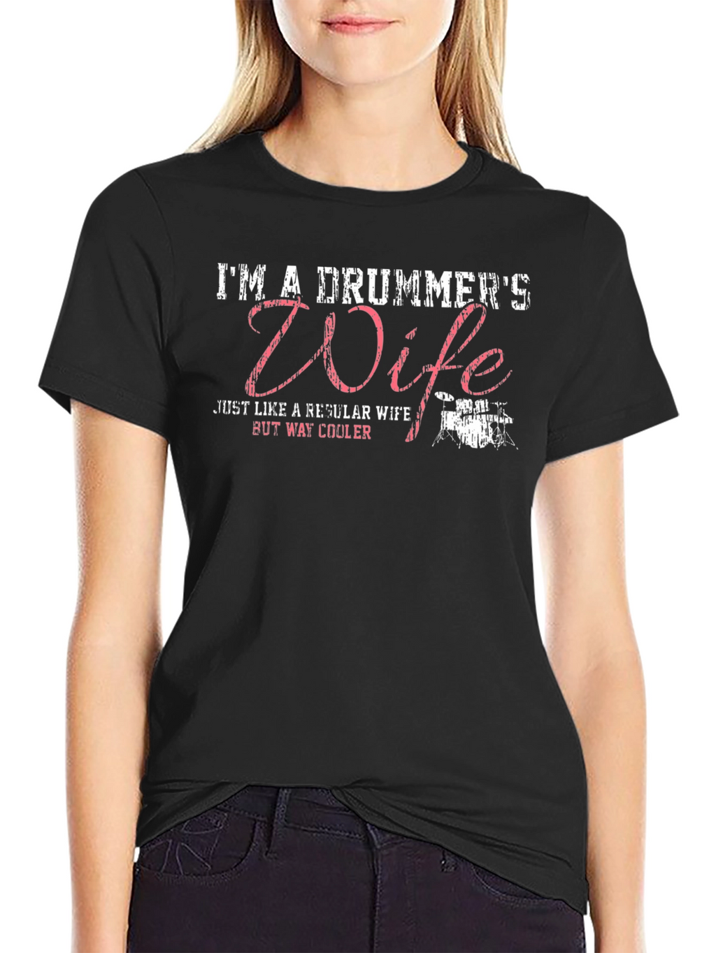 Drummers Wife T-Shirt: Cooler Wife
