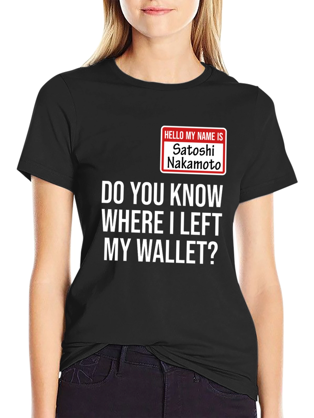 Satoshi Nakamoto Wallet Mens T-Shirt