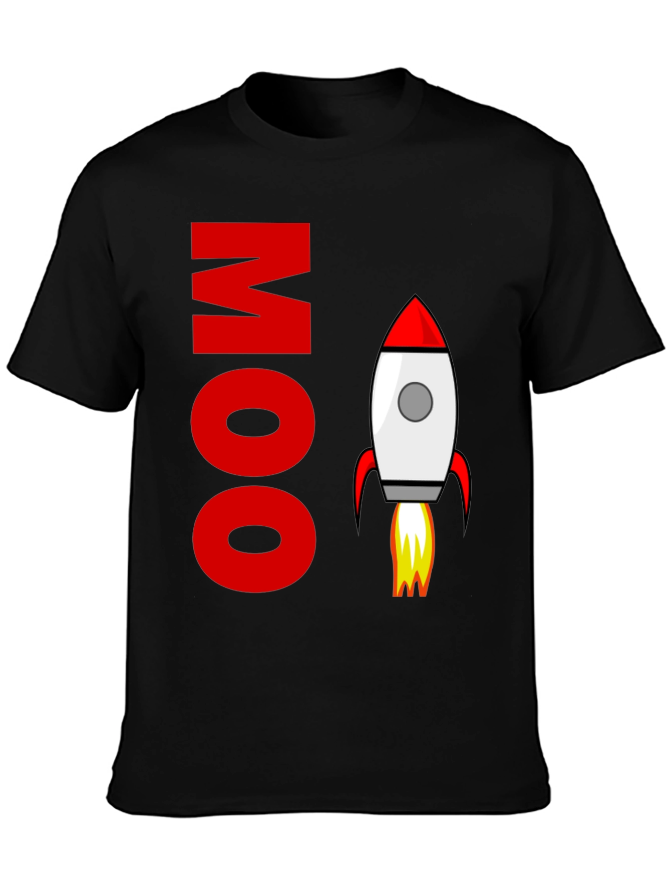 Moo To The Moon Graphic T-Shirt