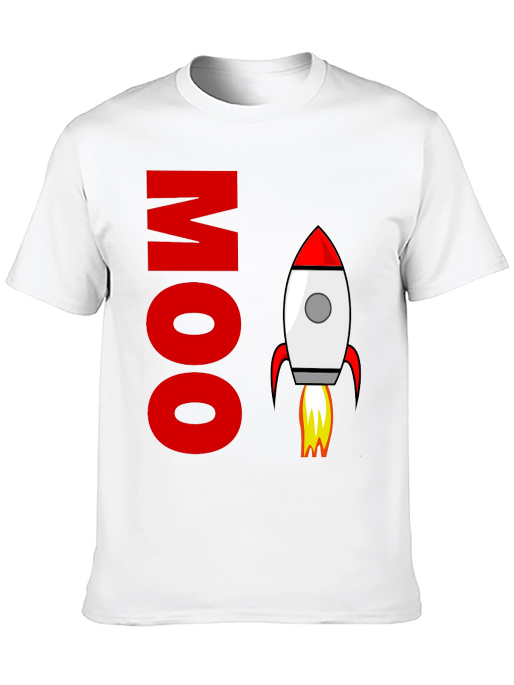 Moo To The Moon Graphic T-Shirt