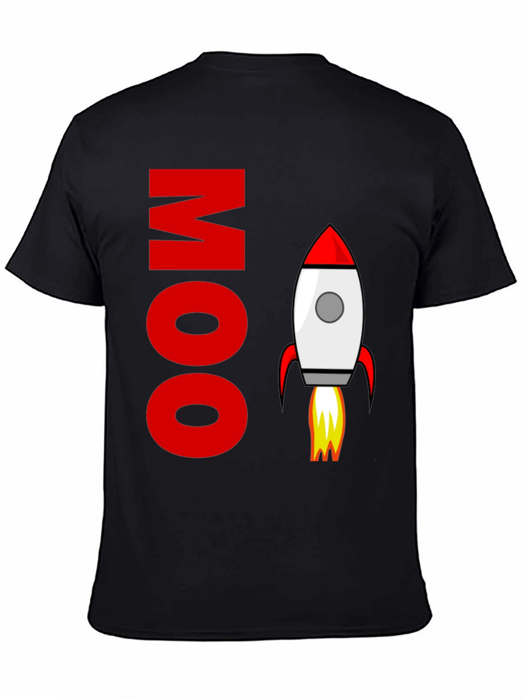 Moo To The Moon Graphic T-Shirt