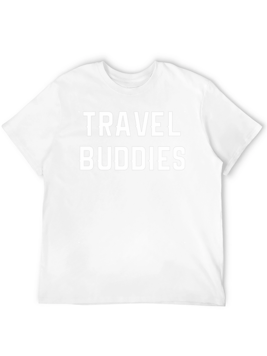 Travel Buddies Graphic Tee - Black Cotton T-Shirt