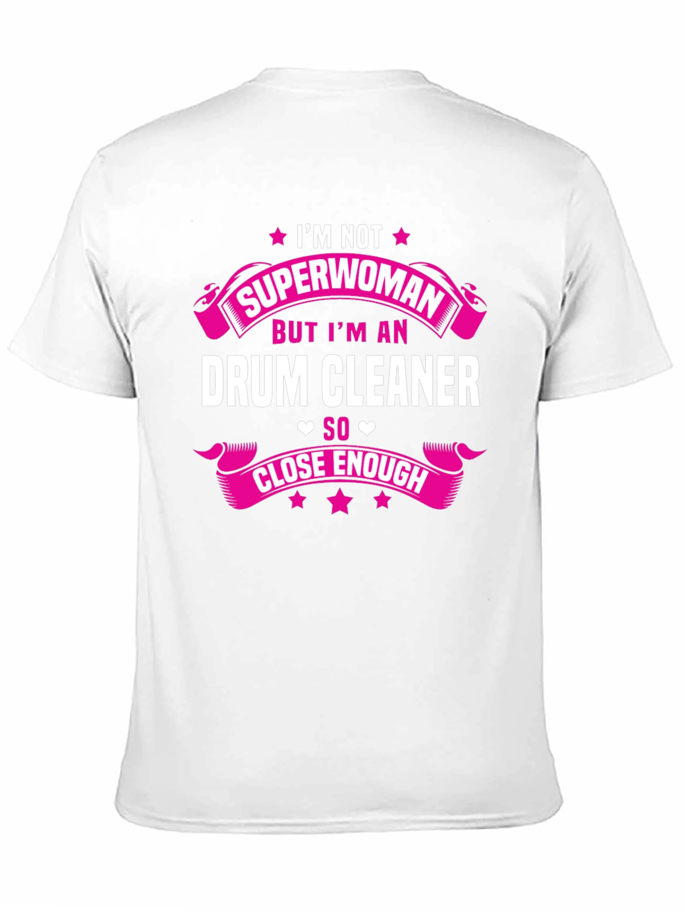 Drum Cleaner Superwoman Funny T-Shirt