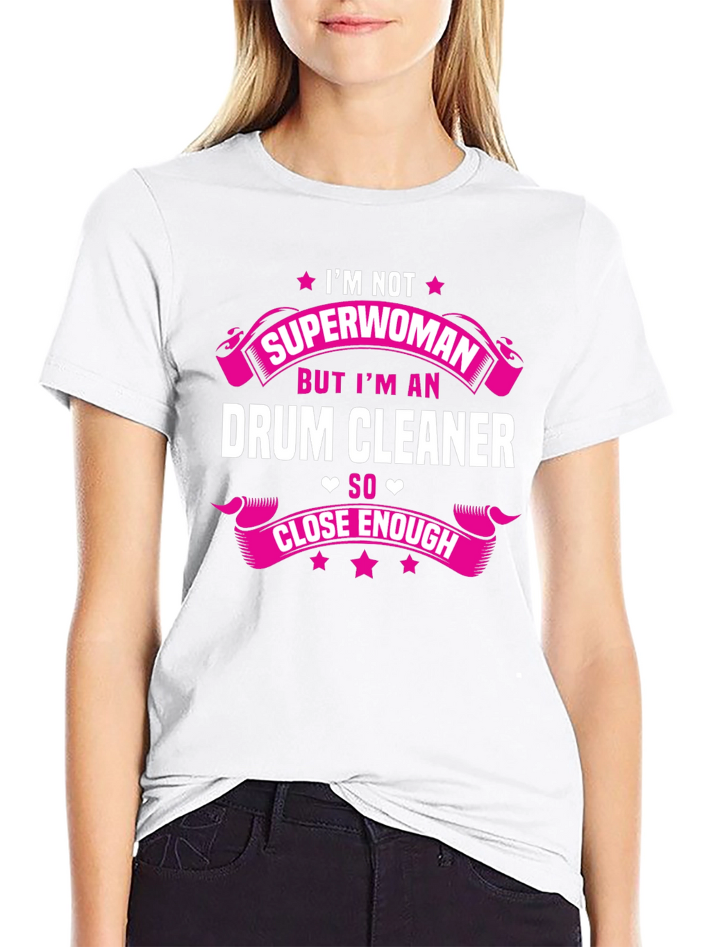 Drum Cleaner Superwoman Funny T-Shirt