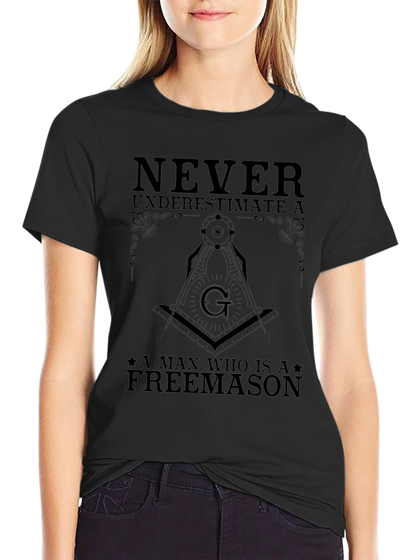 Freemason T-Shirt - Never Underestimate