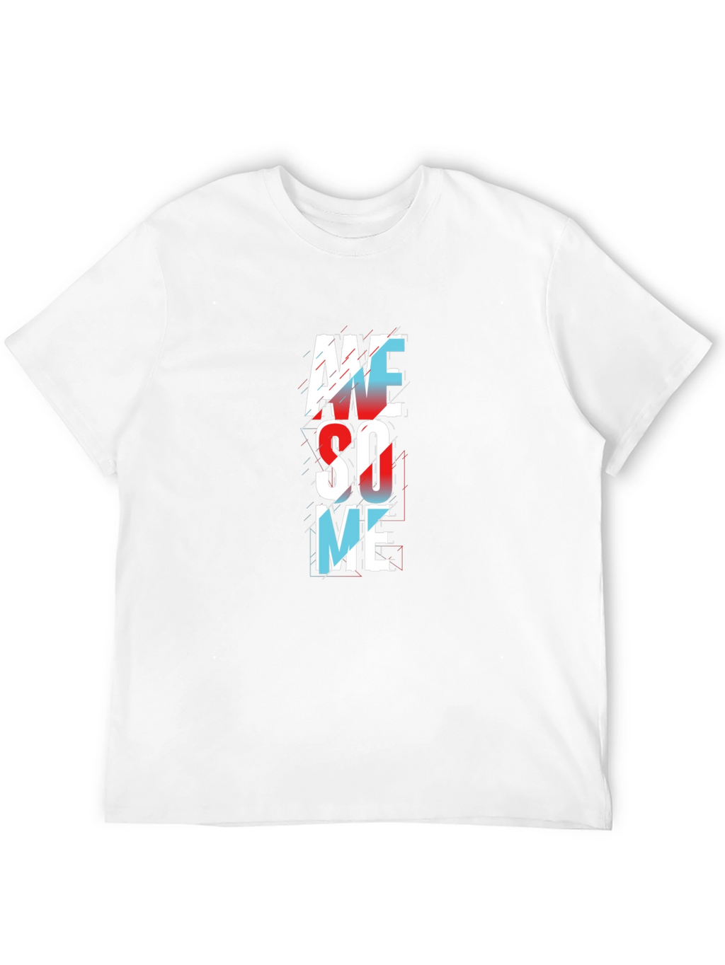 Awesome Graphic Print Mens Black T-Shirt