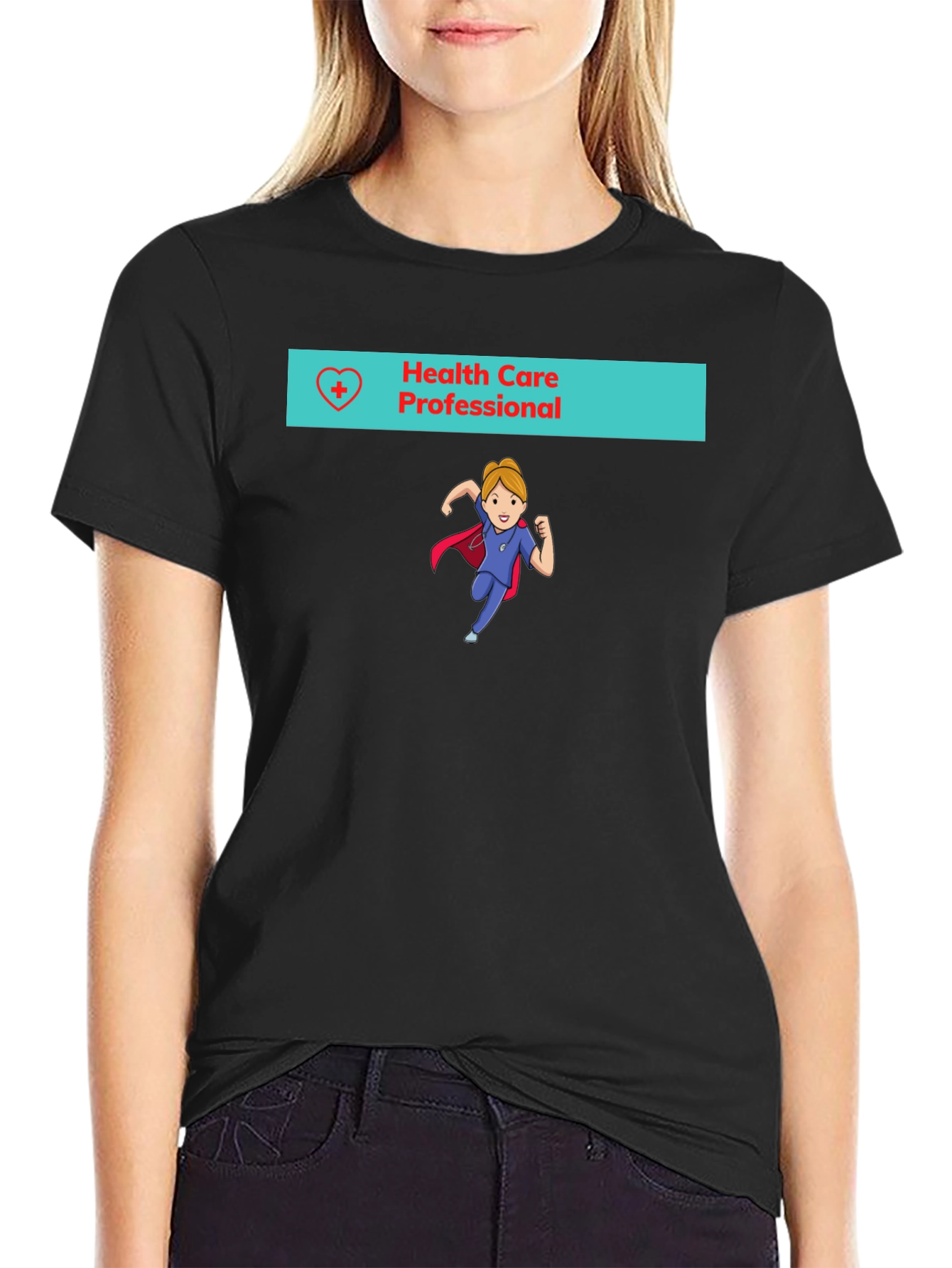 Health Care Professional Black T-Shirt