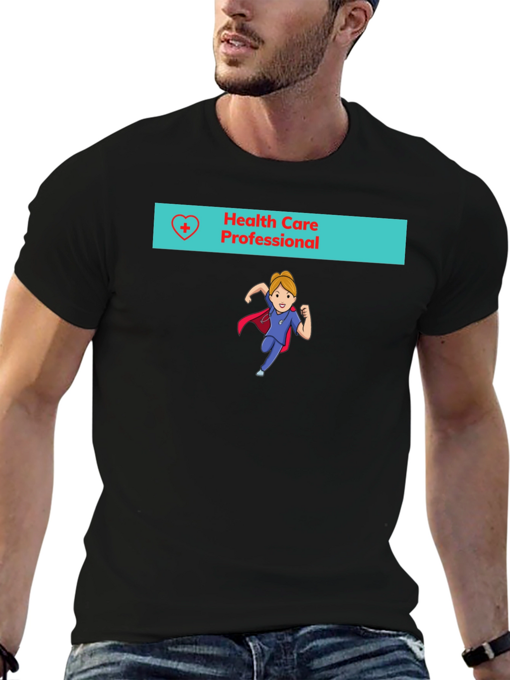 Health Care Professional Black T-Shirt