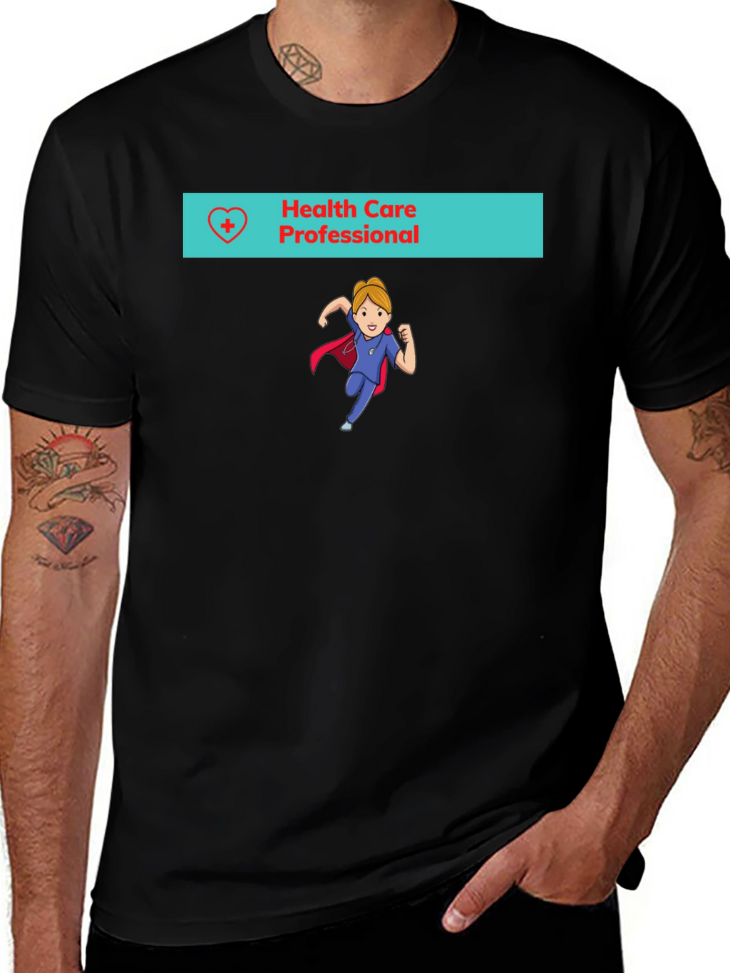 Health Care Professional Black T-Shirt