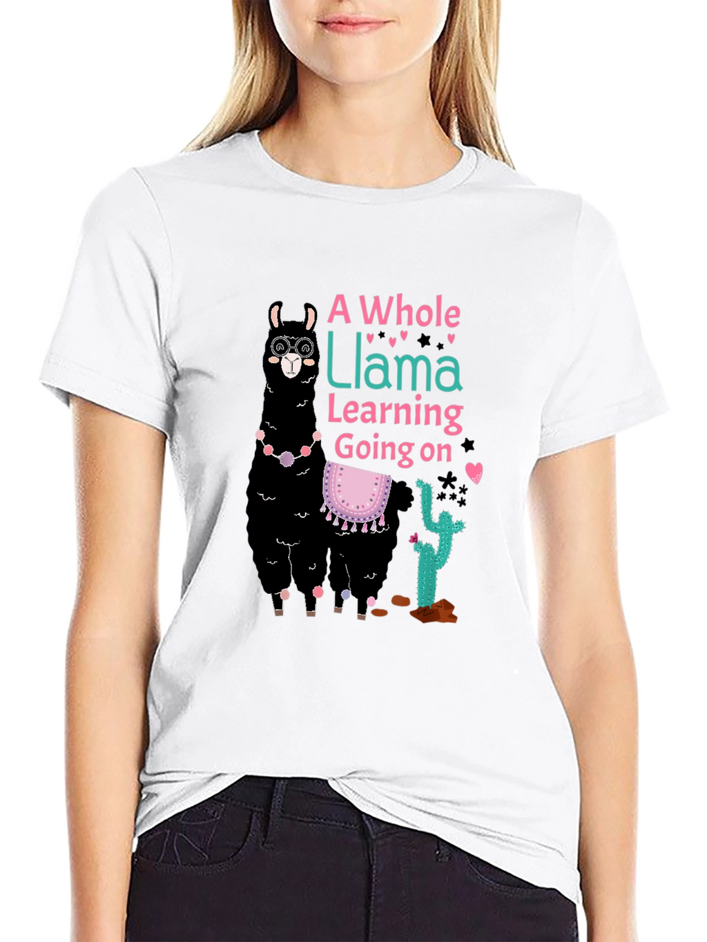 A Whole Llama Learning Going On T-shirt